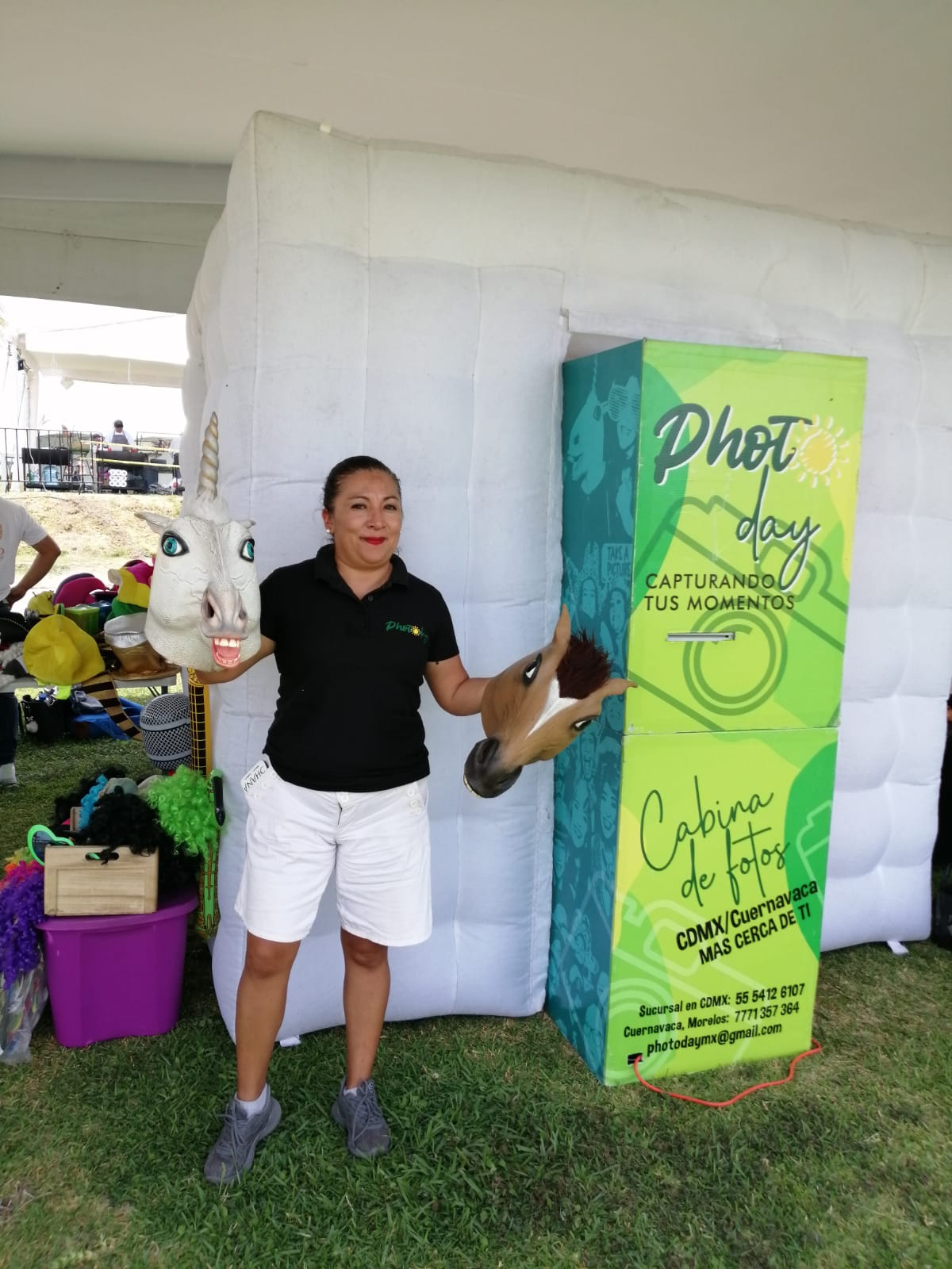 Invitados en la cabina